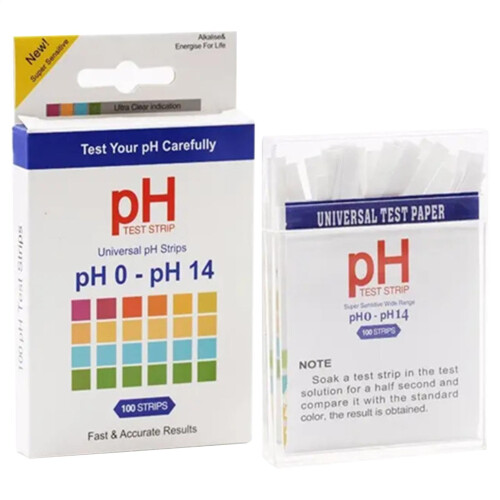 PH Test Strips for Pool, Spa, Drinking Water, 100 x PH Test Strips