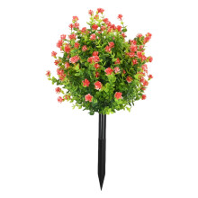 Artificial Eucalyptuses Plant Stakes For Indoor Outdoor-Red