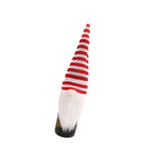 Santa Wine Bottle Toppers Festival Knitted Decoration User-Red