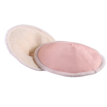 10pcs Washable Breast Feeding Pads for Nursing Mothers, Bowl Shaped, Breathable, Thickened Design, Mixed Colors