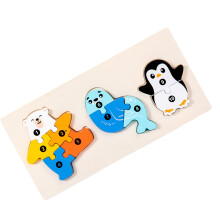 Animal Puzzle Board, Animal Puzzle Table Wooden Animal Matching Puzzles, ParentChild 3D Colorful Peg Puzzle, Learning Toy for Girls and Boys