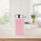 Pump Dispenser Bottle 200ml Leakproof Square Push Down Refillable Makeup and Nail Polish Remover 4