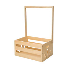 Baby Shower Crate Closet Wooden Nursery Organizer and Storage Hamper, Easy Install Wardrobe for Bath and Bedroom