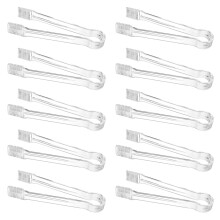 10 Stuks Compacts Suiker Ijstang Plastic Clear Clip