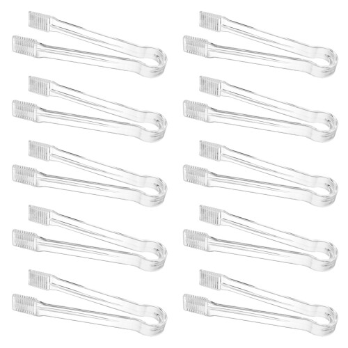 10 Stuks Compacts Suiker Ijstang Plastic Clear Clip