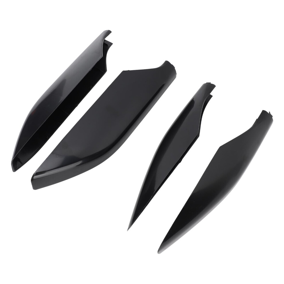 4-Piece Roof Rail End Caps For Land Cruiser Prado Fj120 2002Â2009 Black 6931368796097