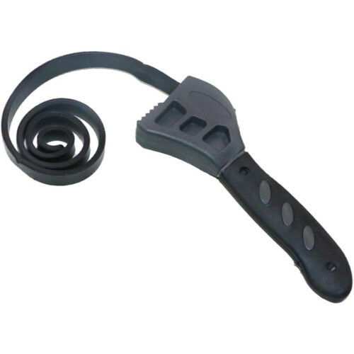 Adjustable Rubber Strap Oil Filter Wrench 50cm MultiPurpose Grip Tool for Car  and Bottles 1