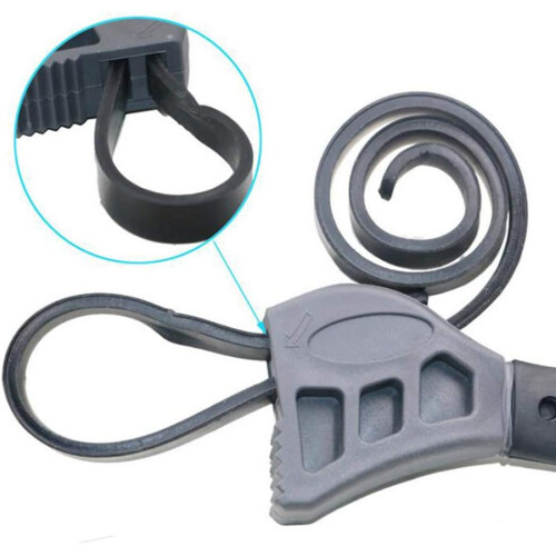 Adjustable Rubber Strap Oil Filter Wrench 50cm MultiPurpose Grip Tool for Car  and Bottles 2
