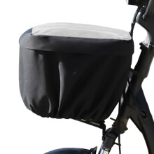 Waterproof Bicycle Basket Cover, Rear Bike Basket Protector Mountain Bike Guard Rainproof Cycling Rear Rack Sun Shield in Black
