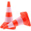 Traffic cones, warning cones, safety cones, Lbecker hat, course cones. 2
