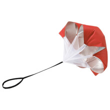 Speed Training Parachute, Portable 59Inch Chute for Sprint Drills, Basketball and Football Training, Red