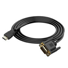 HD to VGA Cable For Monitor And PC AntiInterference Computer Accessories, Supports 1080P For Projector, TV, Desktop