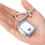 Durable 2m Measuring Tape with Keychain - Carbon Steel Compact Design 13