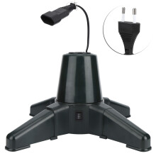 Festive Christmas Tree Companion: A Stand with Adjustable 360-Degree Rotation, Designed for Trees up to 6.9 Feet, Boasting a Durable Build