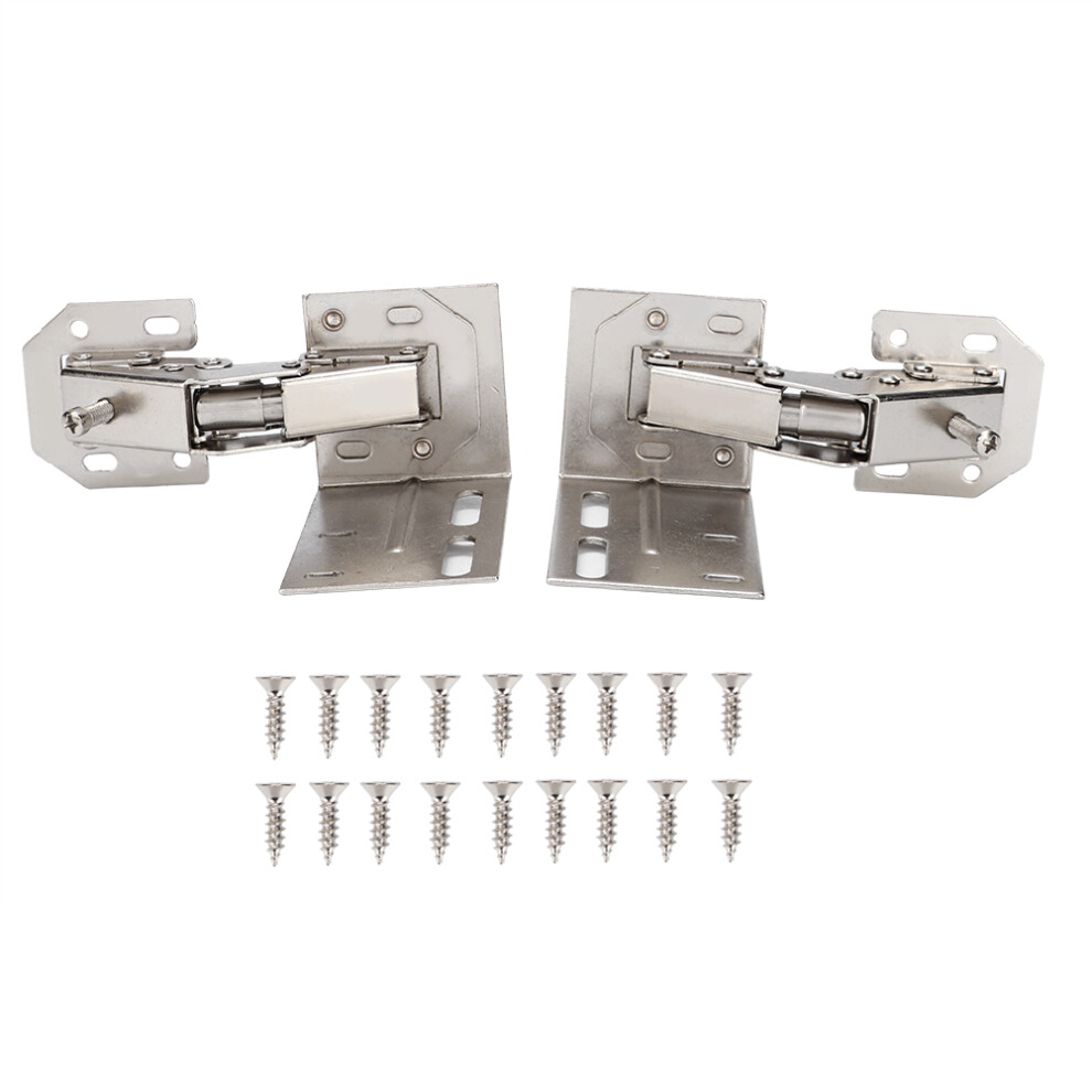 Heavy Duty Stainless Steel Hinges Hydraulic Damping Cabinet Hinges Detachable Easy Install Silent Close Stainless Steel Drawer Hinges For Kitchen Cabi 9148971667332