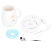 Wytrzymały ceramiczny kubek: Sunshine Mug, zaprojektowany do użytku w kuchence mikrofalowej i zmywarce, zapewnia równomierne podgrzewanie i