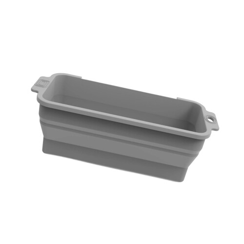 Reusable Silicones Grease Tray For Barbecue Grill Griddles-Grey