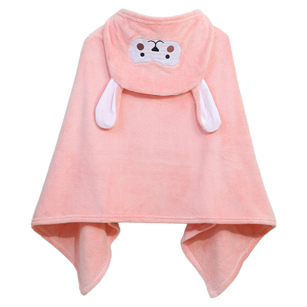 Animal Shaped Toddler Bath Towel, Highly Absorbent Baby Towels With Hood 27.5"X55" For Fun And Warmth, Quick Dry And Cozy Soft Bathrobe Blanket For Ki