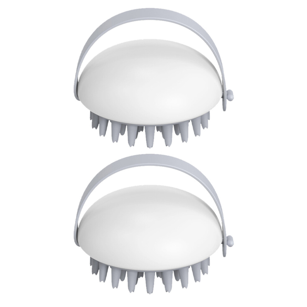 Elevate Your Scalp Health, Dandruff Removal Scalp Massager With Soft Silicone Bristles, Promotes Blood Circulation And Hair Growth, Ergonomic Handle E