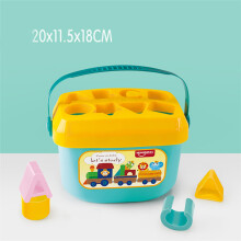 Brinquedo de encaixe de formas, ideal para bebês a partir de 6 meses. Apresenta cores e formas ao bebê através de um jogo divertido de encaixe.