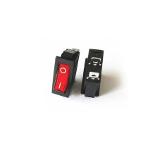 KCD3 Red Rocker Switch 3 Pin for Electric Heating Easy OnOff Control Durable Design