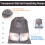 Θήκες για παπούτσια ταξιδιού, πολυλειτουργικές τσάντες από μη υφασμένο ύφασμα με 3