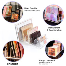 Cosmetic Storage for Eyeshadow Palette, Powder Blusher, and More, Durable Acrylic Material, Multi-use Container for Dressers, Tables, Bathrooms