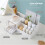Chic Design Clear Καλλυντικά Αποθήκευση Οργάνωση Μακιγιάζ, Αδιάβροχο Ακρυλικό Οργάνωση 7