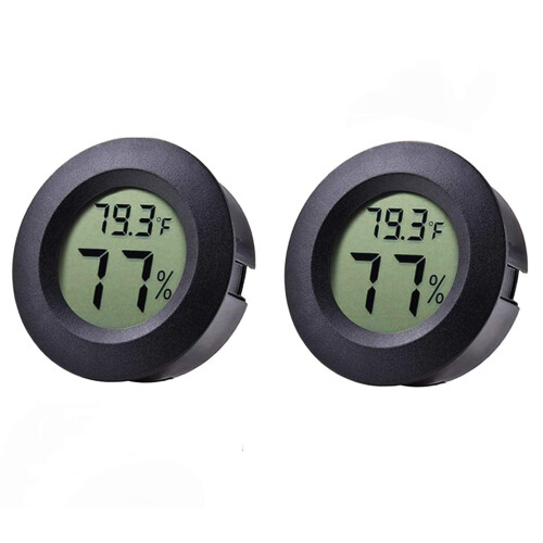 Termometro/igrometro digitale per interni, mini termometro a risposta rapida con letture stabili e precise, perfetto per scuole, hotel e laboratori.