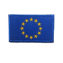 3D Embroidery Armband European Union Flag Patch 1 Piece EU Flag Patch Embroidered Patch