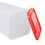 Large Red Plastic Bread Storage Box 13x34.5cm, Sealed Container 9