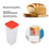 Large Red Plastic Bread Storage Box 13x34.5cm, Sealed Container 4