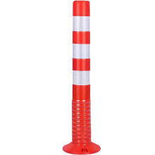 Traffic Safety Post with Visibility Reflective Road Barrier for Parking Lot and Outdoor Control