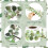 Eucalyptus Leaf Borders for Bulletin Board, DoubleSided Printed Green Border 3