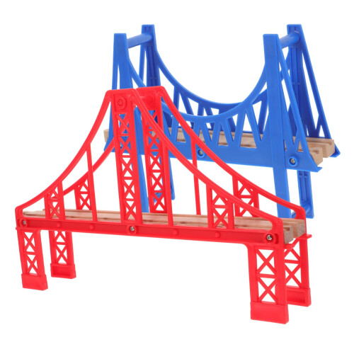Railway Bridge Train Scene Layout Prop Track Extension Bridge Toy