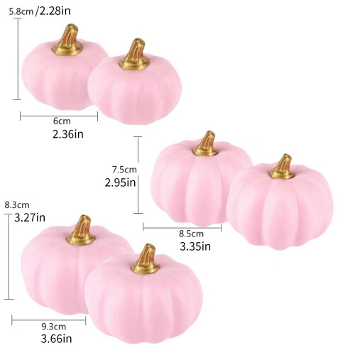 12pcs Foam Pumpkins Interchangeable Display Accessories For 2