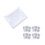 Home Window Screens Set Adhesive Tape-White 1.3X1.5 meters 1