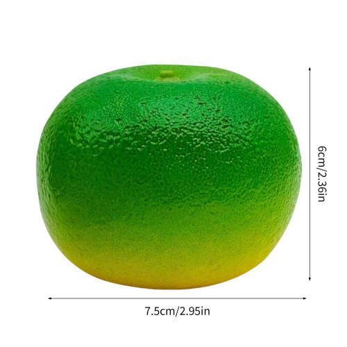 10pcs Foam Faux Oranges Lightweight Shatterproof Display Props 2