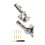 180 Regulable Flagpole Mount Rusts Resistant Stainless-Style A 2