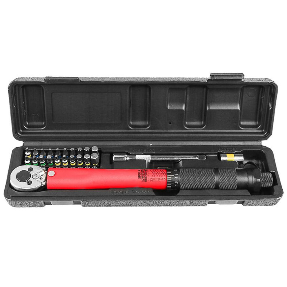 Adjustable Torque Wrench Set, 1/4Inch Drive, Wrench Set, 224 Nm, Hand Tool, Bicycle, Motorcycle, Car, Accessories 9412369294395