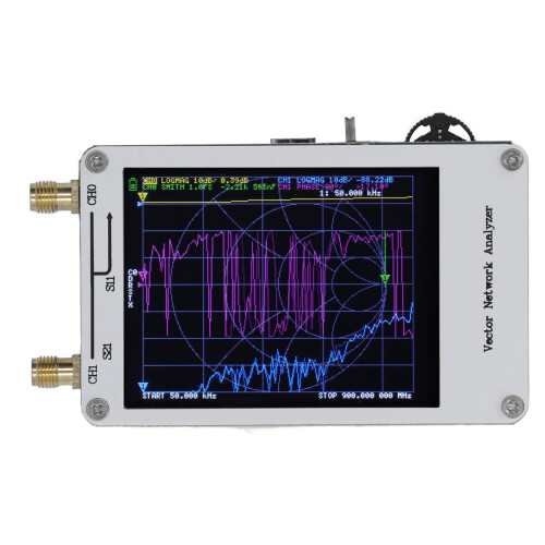 50KHz‑900MHz Vector Network Analyzer 2.8" Touch Screen Compact