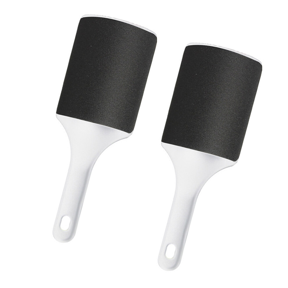 Callus Remover Tool With Textured Abrasive Surfaces-White
