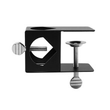 Metal Deck Clamp for Patio Torches and Outdoor Accessories, WeatherResistant, Fits 1 Inch Poles