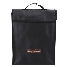 Borsa portadocumenti ignifuga, resistente al fuoco, impermeabile, organizer con chiusura a cerniera, ignifuga, ad alta visibilità, leggera,