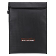 Borsa portadocumenti ignifuga certificata UL, organizer per documenti impermeabile con cerniera di sicurezza, borsa termoisolante resistente al fuoco