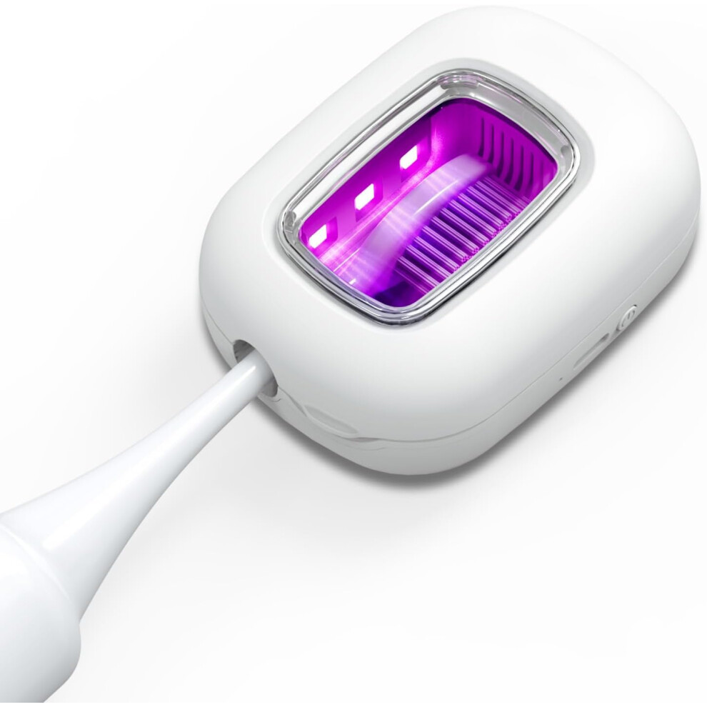 Shenzhenshiwusongmaoyiyouxiangongsi Rechargeable Uvc Sanitizer Case Pro Toothbrush Case Compatible With Electric/Regular Toothbrushes. Travel Toothbrush Covers.