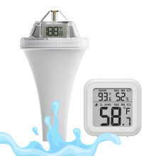 Schwimmbadthermometer, gut ablesbares digitales Schwimmthermometer für Whirlpools, Eisbäder, Spas und Aquarien