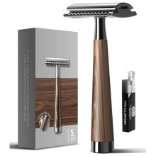 Men's razor, women's razor, gold razor, wooden handle razor