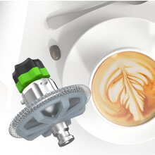 Attached milk frother for TM5 and TM6 thermomixers, mixing accessory for food processors, milk frothing parts for food processors
