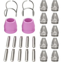 AG-60 Plasma Cutter Torch Consumables, .040'' SG-55 AG-60 WSD-60 Plasma Cutter Accessories for ARCCAPTAIN CUT55/CUT55PRO, 24 pieces